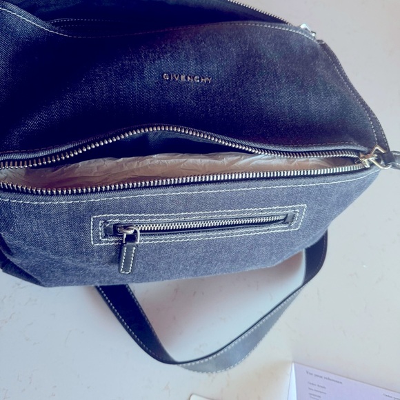 GIVENCHY “Pandora” Denim/Leather Bag Excellent condition!! Size Medium - Picture 11 of 13